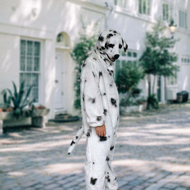 Creative Cute Plush Dalmatian Clothes Suit