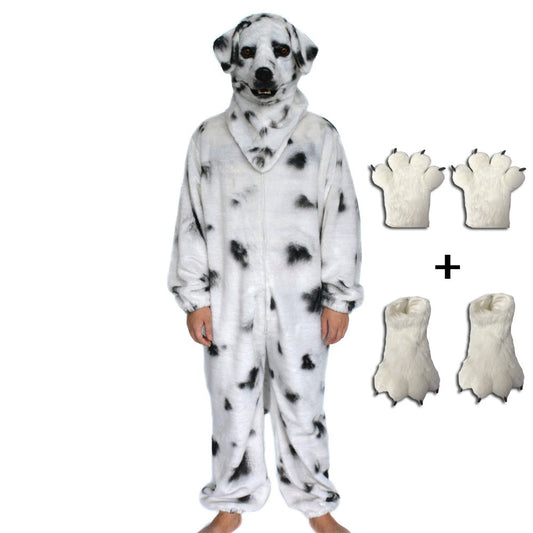 Creative Cute Plush Dalmatian Clothes Suit